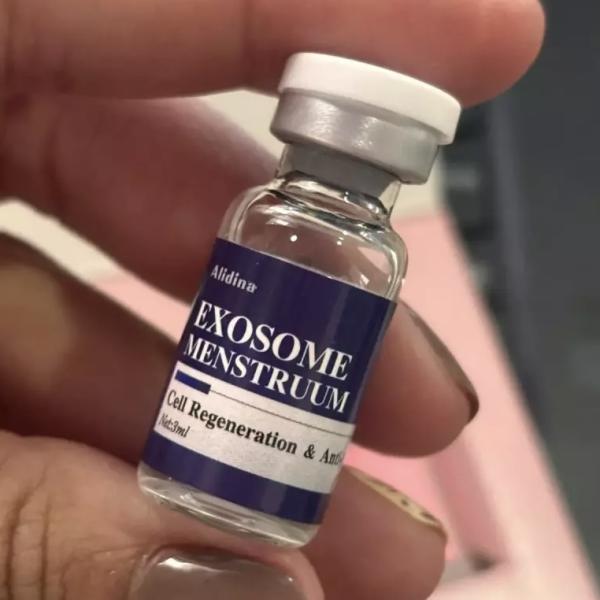 Exosomas de Origen animal (azules)